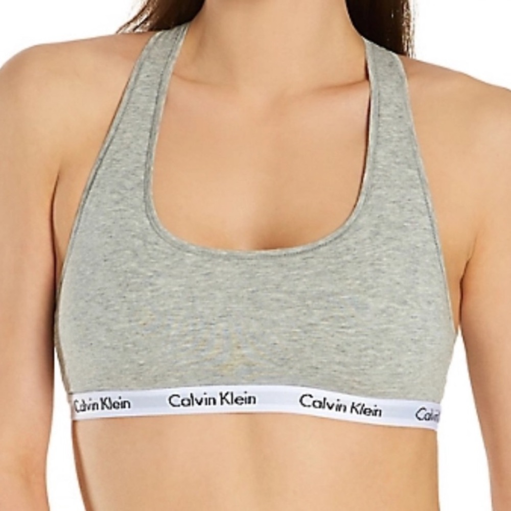 NWT Calvin Klein Gray Loungewear Bralette